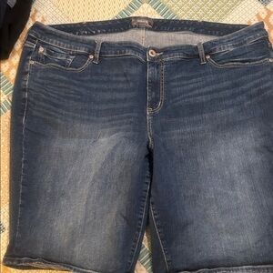 Torrid Dark Blue Women's Denim Shorts